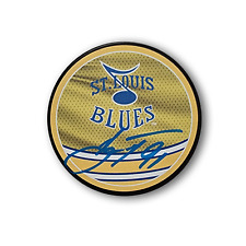 Vladimir Tarasenko Autographed St. Louis Blues Reverse Retro Hockey Puck picture