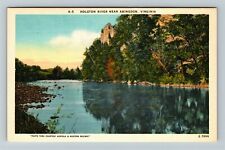 Abingdon VA-Virginia, Holston River, Scenic Greetings, Vintage Postcard picture