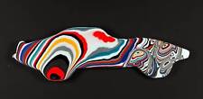 Finished Piece of Fordite - Shape of a Corvette - Finished Both Sides - 188.00m picture