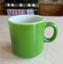 Vintage Mug, Emerald Green, Milk Glass, Coffee Mug, Numbered #32 picture