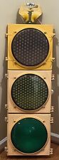 Retired LFE 12” LED Traffic Signal Red Yellow Green Stop Light picture