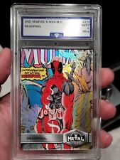 2020 UD Marvel X-Men Metal Universe Deadpool High Series #123 Flawless Mint 9  picture