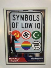Donald Trump 2025”47“ Custom ACEO Low IQ picture