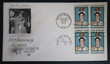 1961 Vintage Envelope 100th Anniversary Nursing Profession First Day of Issue picture