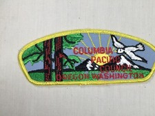 Columbia Pacific Council T2 worn plastic back BSA CSP Patch picture