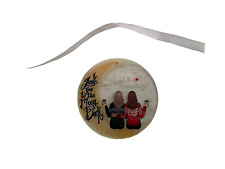 Christmas Ornament Sisters Forever I Love You to the Moon & Back picture