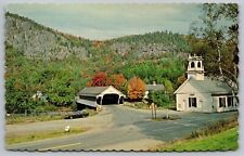 Stark New Hampshire Upper Ammonoosuc River Devils Slide Mountains VNG Postcard picture