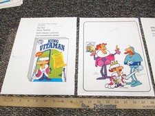 cereal box KING VITAMIN 1970 Quaker Jay Ward store display promo folder (3) #B3 picture