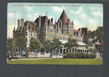1910 Post Card Canada Place Viger Hotel & Passenger Station CPR picture