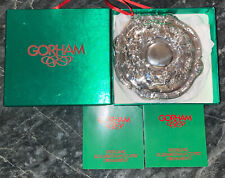GORHAM Elizabethan CUPID Sterling Silver Ornament 1990 Archive Collection picture