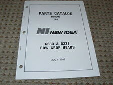 New Idea 6230/6231Three Row Forage Harvester Dealer's Part Book picture