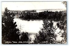 c1940's View Of Hammel Bass Lake Aitkin Minnesota MN RPPC Photo Vintage Postcard picture