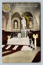 Montreal QC Main Altar At Saint Joseph's Shrine Quebec Canada Vintage Postcard picture