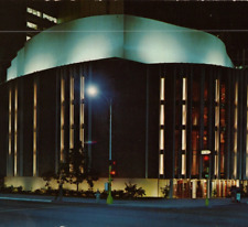 Night View of Civic Theatre, Symphony Orchestra, San Diego CA 1970 VTG Postcard picture
