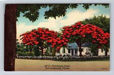 Fort Lauderdale FL-Florida, Picturesque Home, Antique Vintage Souvenir Postcard picture