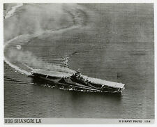 USS Shangri-La in the Pacific Ocean WWII OLD PHOTO picture