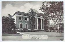 Postcard~ Collis P. Huntington Memorial Library~ Hampton Institute~ Hampton, VA picture