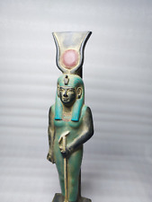 RARE ANCIENT EGYPTIAN ANTIQUES EGYPTIAN Statue Of Hathor goddess Sky Egyptian BC picture