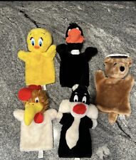Vintage 1971 Warner Bros Mighty Star 12” Hand Puppets Lot picture