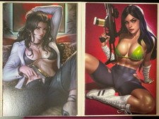 🔥 GEHENNA NAKED AGGRESSION #1 B & VIRGIN COVERS. BURNS & NG Covers LTD 500 picture