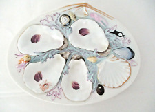 Beautiful UPW Antique Oyster Plate ~  Union Porcelain Works, Jan 4, 1881 picture