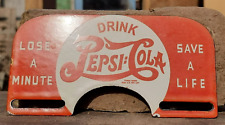 Vintage Old Antique Very Rare Pepsi-Cola Porcelain Enamel Sign Board Collectible picture