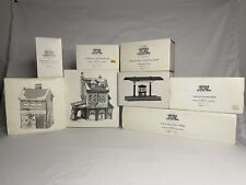 Dept 56 Lot Of 8 - Heritage Village Dickens Village Buildings In Boxes Xmas Lot picture
