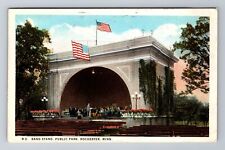 Rochester MN-Minnesota, Band Stand, Public Park, Vintage c1929 Souvenir Postcard picture