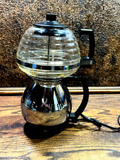 Vintage 1930s SUNBEAM COFFEE Perculator C30A ELECTRIC VACUUM w Glass Beehive Top picture