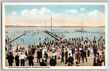 Postcard Calhoun Bathing Beach Minneapolis Minnesota C13 picture