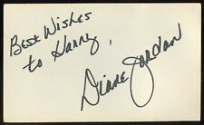 Diane-Louise Jordan signed autograph auto 3x5 Cut British Television Presenter picture