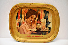 Vintage Kilimanjaro Lager Beer Advertising Metal Tray Tanzania Africa Breweria"R picture