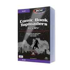 20 BCW Comic Book Toploaders (Silver Age) - Rigid 5mm Plastic Top load Holders picture