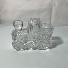 VTG. Princess House Crystal Treasures Train Engine Figurine/ Paperweight picture