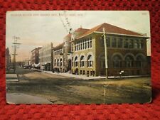 1909. INGRAM BLOCK & GRAND AVE. EAU CLAIRE, WISCONSIN. POSTCARD I8 picture