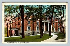 Delaware, OH-Ohio, Sanborn Hall O. W. U., Vintage Postcard picture