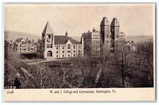 c1910 Exterior W J College Gymnasium Washington Pennsylvania PA Vintage Postcard picture
