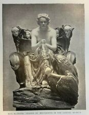 1908 Art Revival of Sculpture in Germany illustrated picture