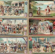 1903 COMPLETE SET/6 LIEBIG EXTRACT OF MEAT TRADE CARDS*LaMUETTE De PORTICI*S743 picture