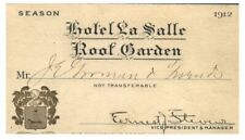 PASS Membership 1912 Hotel LaSalle Roof Garden  J. Gorman  picture