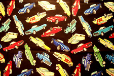 TIMELESS TREASURES COTTON FABRIC VINTAGE CLASSIC CARS TRUCK CHEVY FORD  1 Yd. picture