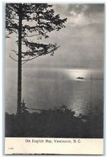 c1910's On English Bay Boat Scene Vancouver British Columbia Canada Postcard picture