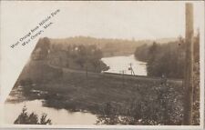 Hillside Farm West Orange Massachusetts Railroad Tracks c1910s RPPC Postcard picture