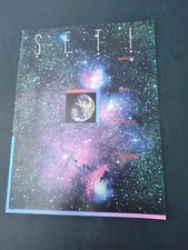 Vintage 1990 SETI Search For ExtraTerrestrial Intelligence 32 pg Brochure NASA picture