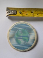 Vintage Pin Pinback Button Save Our Ozone Layer Earth Climate Change Planet picture