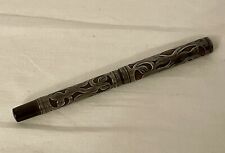 vintage Waterman Velvet Point 6 Made In USA Sterling Silver Fountain Pen. No Ink picture