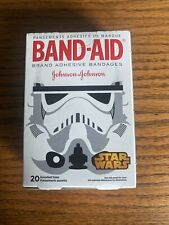 STAR WARS JOHNSON & JOHNSON BAND AID BRAND ADHESIVE BANDAGES BOX OF 20 NEW  picture