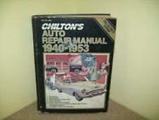Vintage CHILTON'S 1940-1953 Auto Repair Manual Hardcover Book #5631 picture