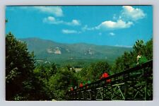 White Mountains NH-New Hampshire, Cathedral Ledge, Skimobile, Vintage Postcard picture