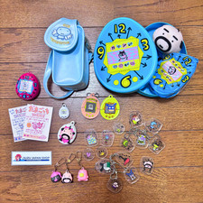 Tamagotchi Vintage Goods 25 pcs Set Mascot Pouch Pins Keychains Bandai 1996 1997 picture